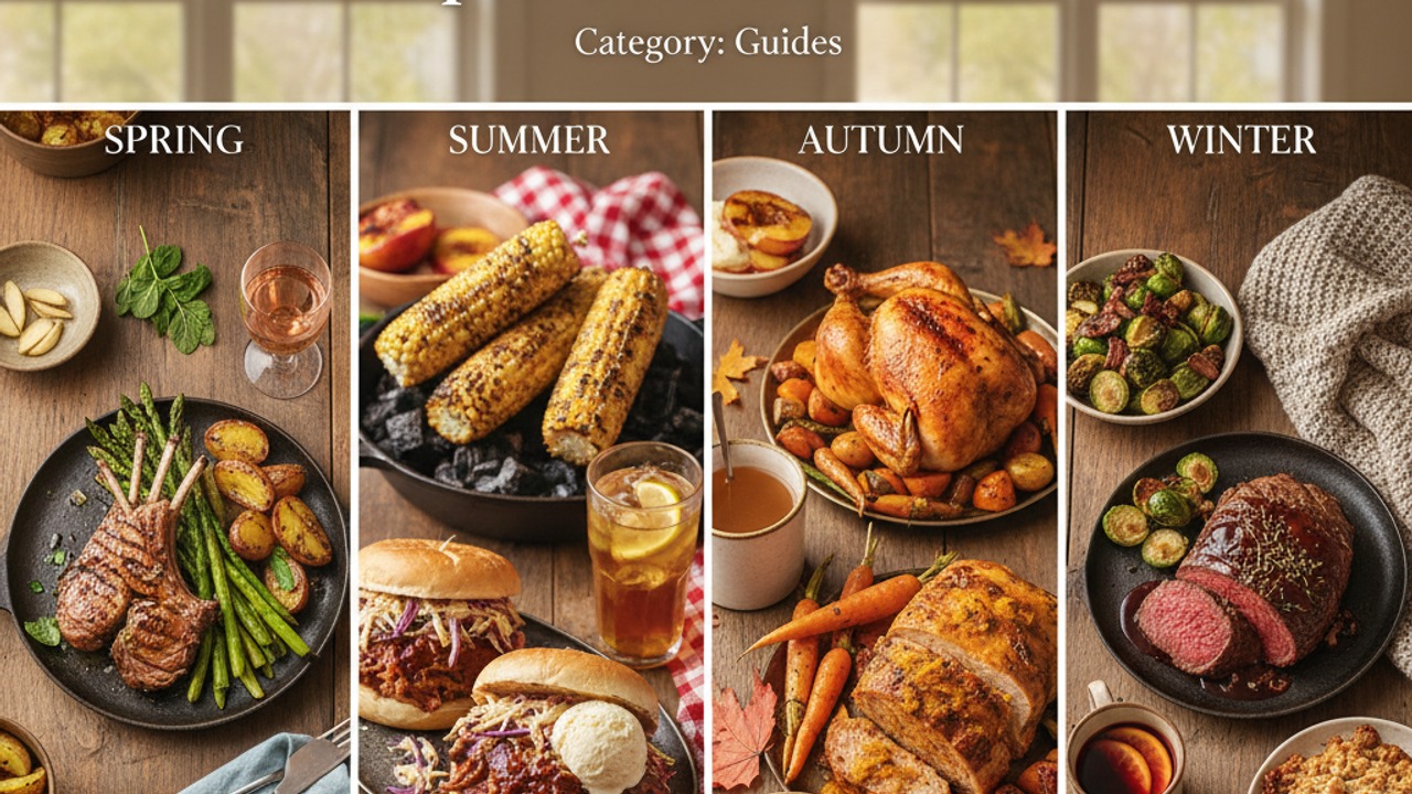 Seasonal Favorites: 3 Popular Grill & Roast Recipes for Each Season