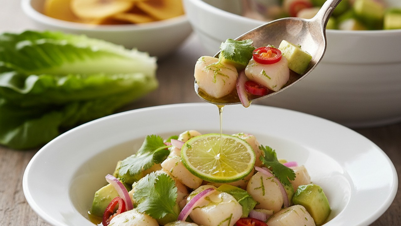 Plate and garnish