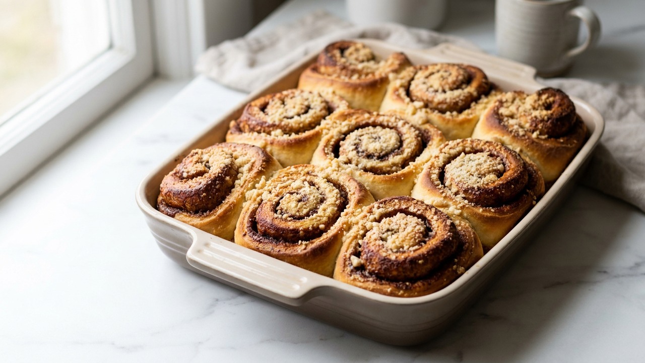 Cinnamon Crumble Bun