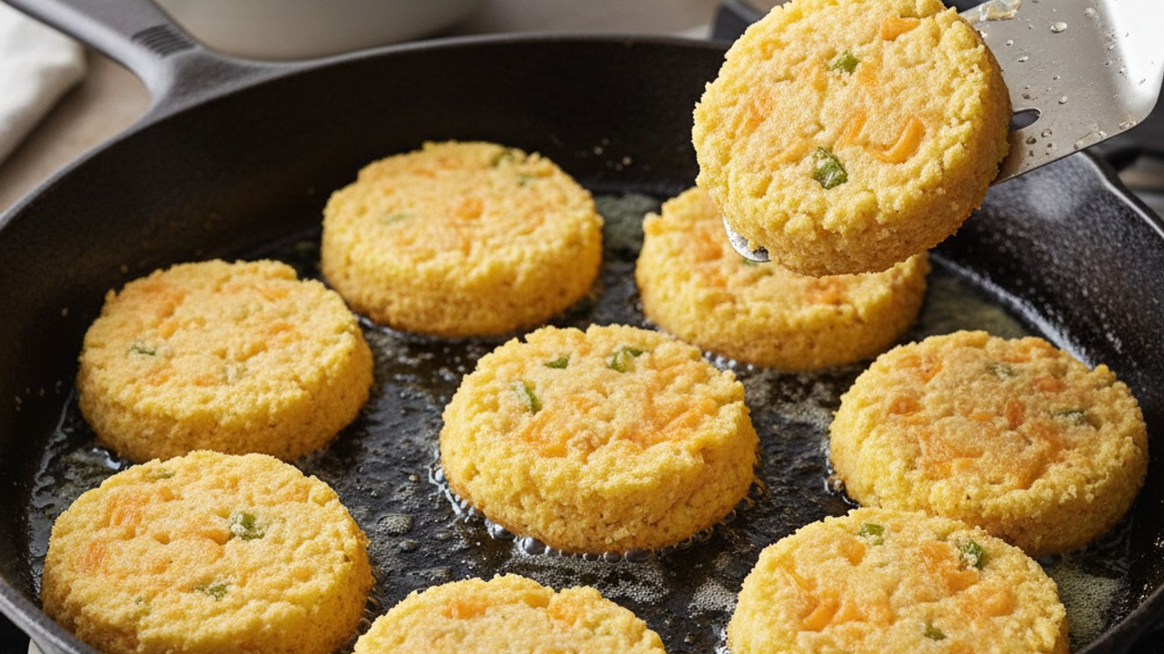 Griddle the cornbread