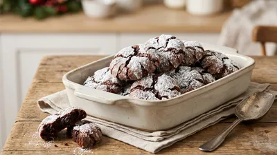 Chocolate Crinkle Cookies