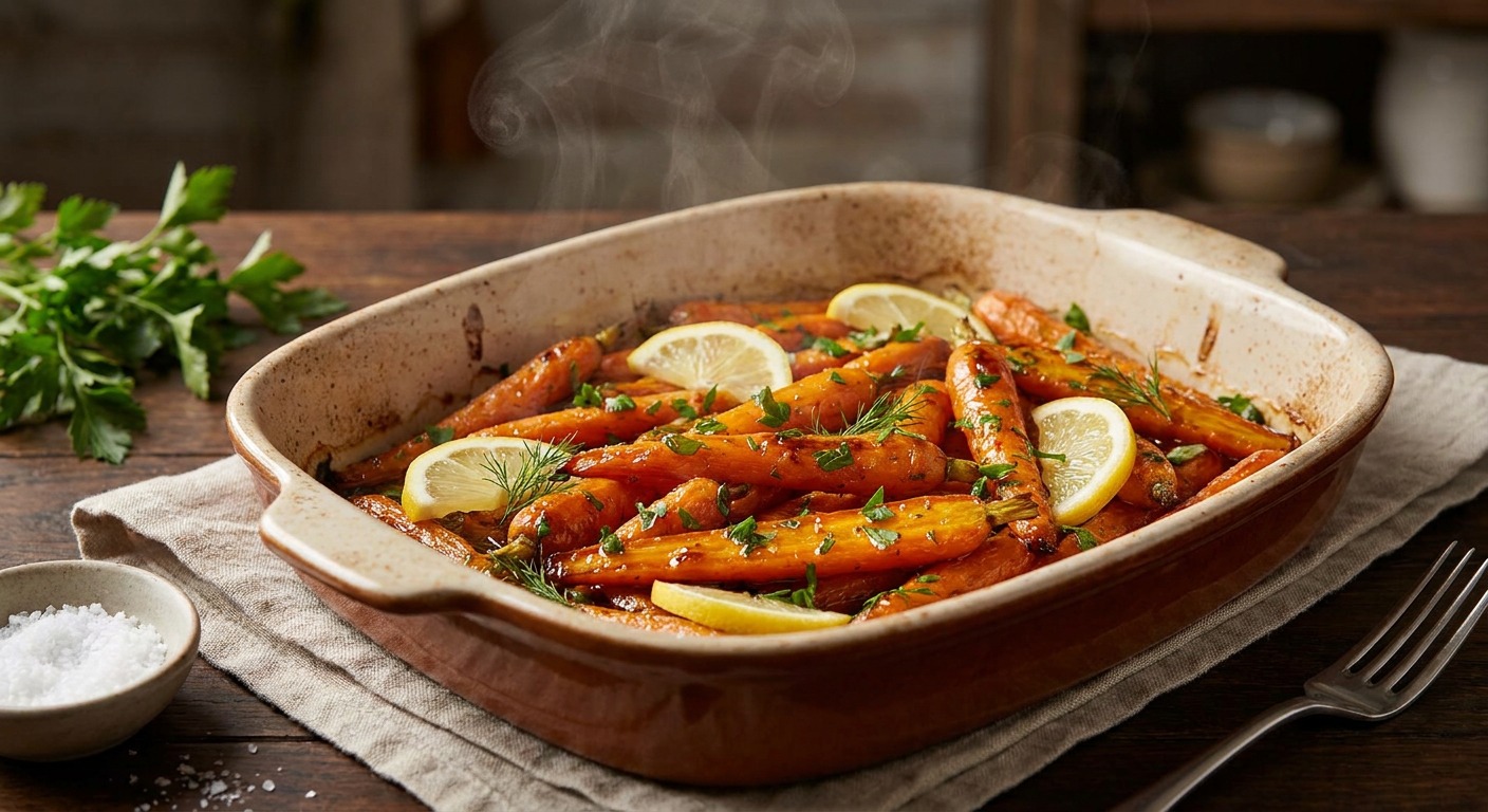 Lemon Dijon Roasted Carrots