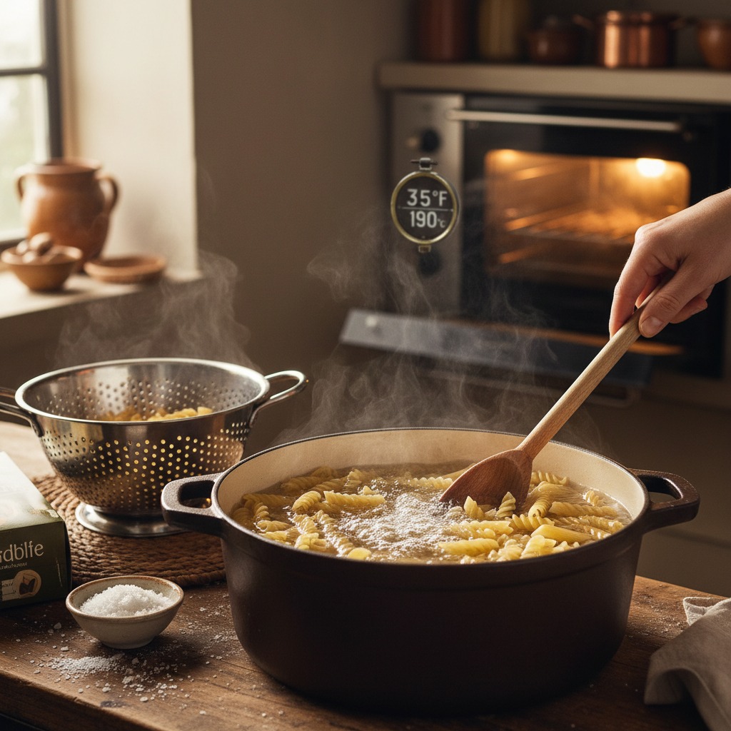 Cook the pasta