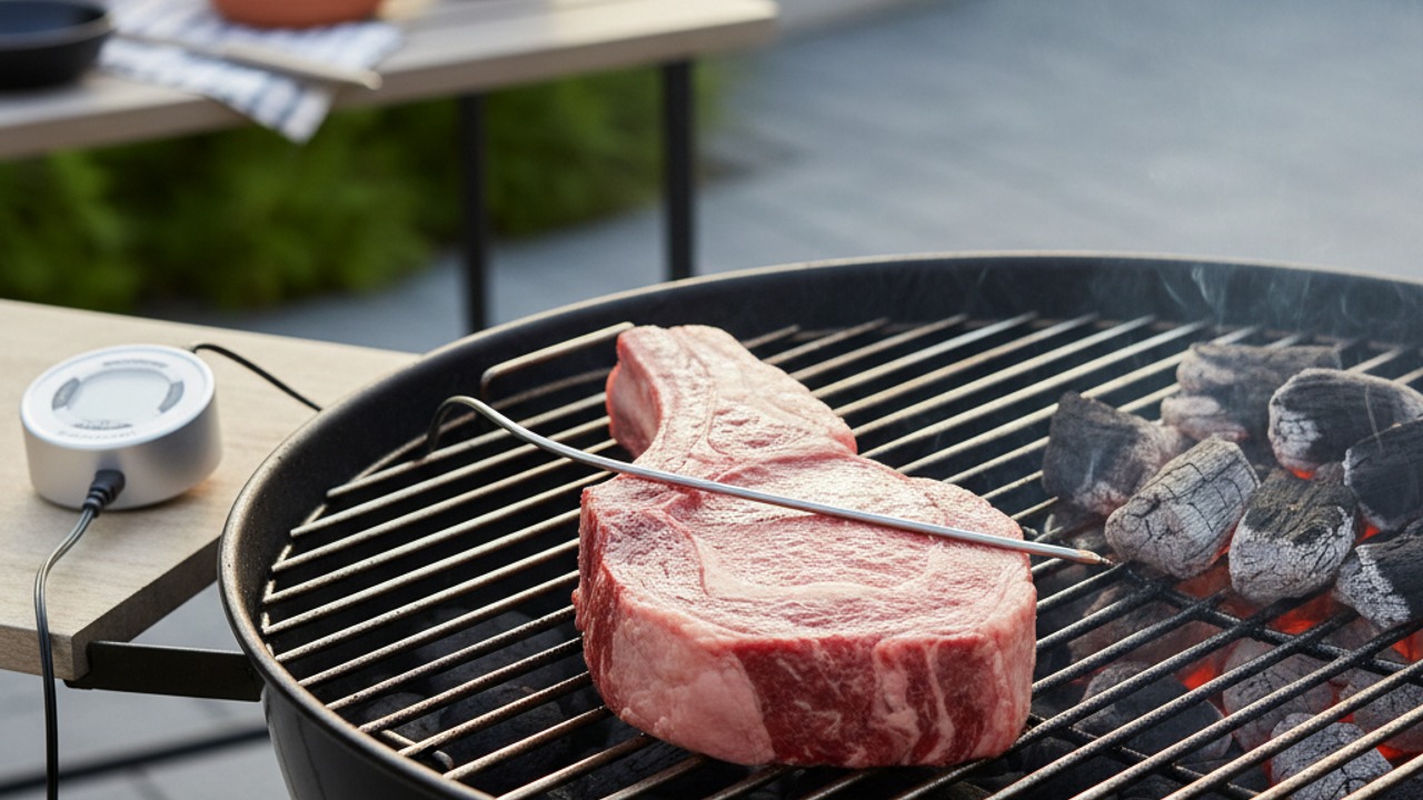 Set up a two-zone grill for reverse sear