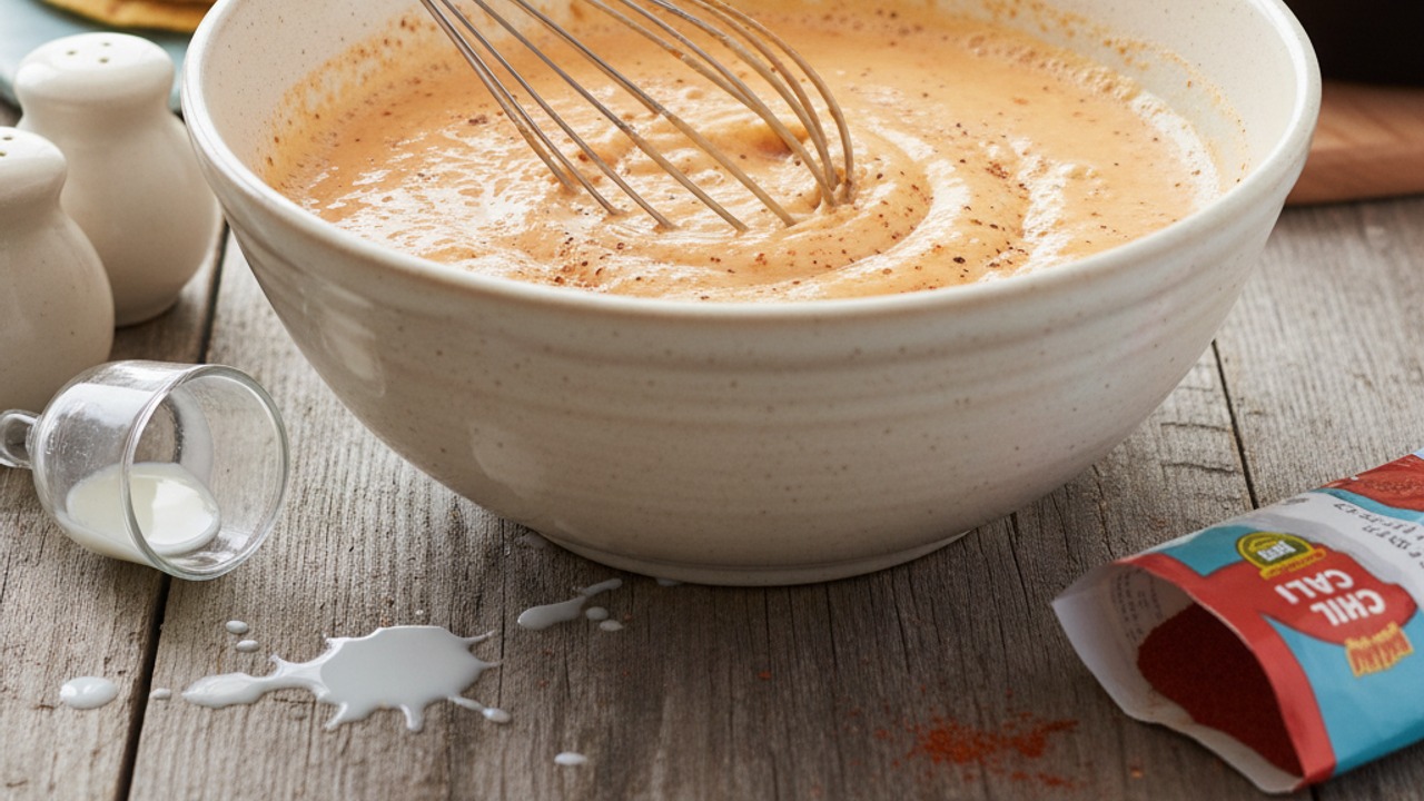 Whisk the eggs