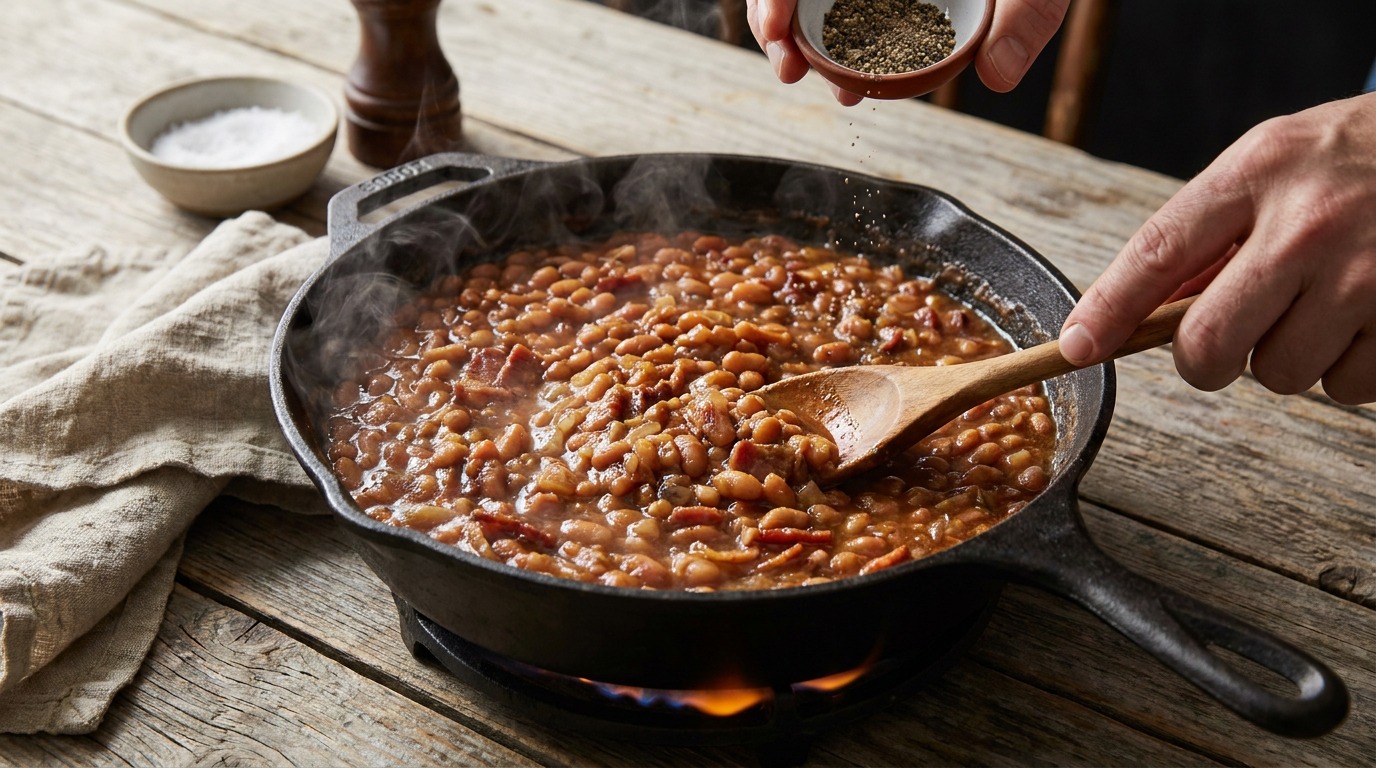 Simmer and season