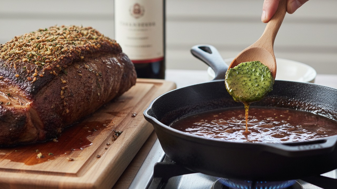 Make the pan jus