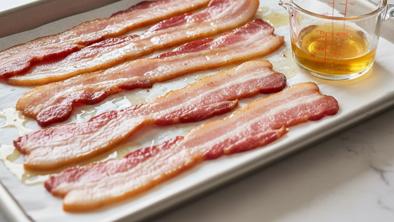 Par-cook the bacon