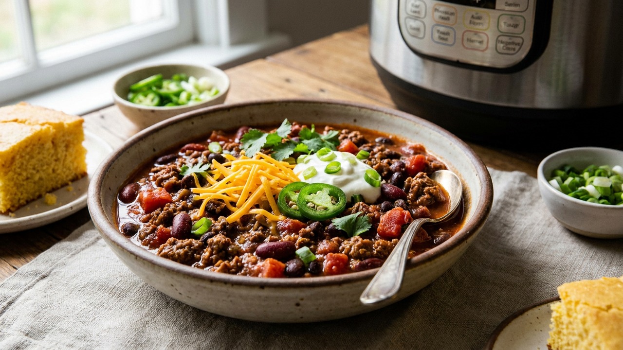 Instant Pot Beef Chili