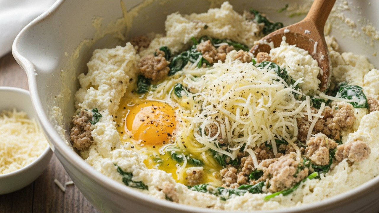 Make the ricotta filling