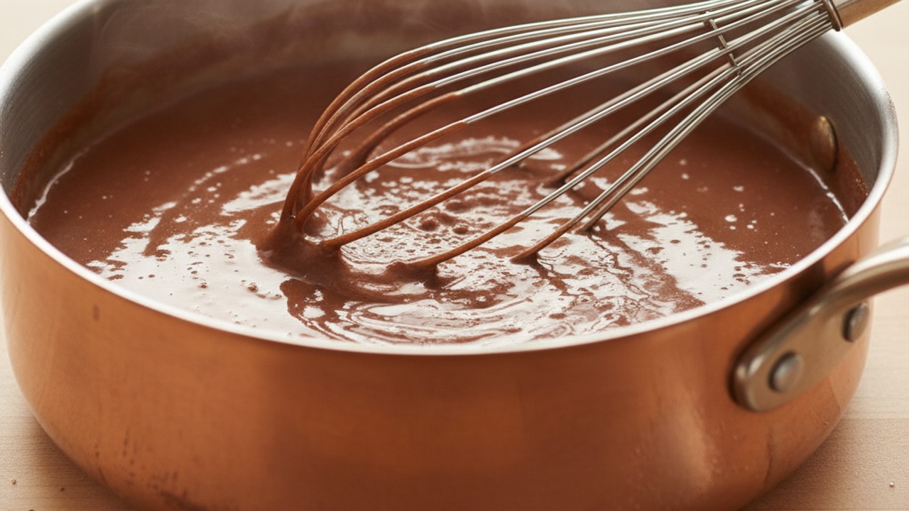 Warm milk and combine dry ingredients