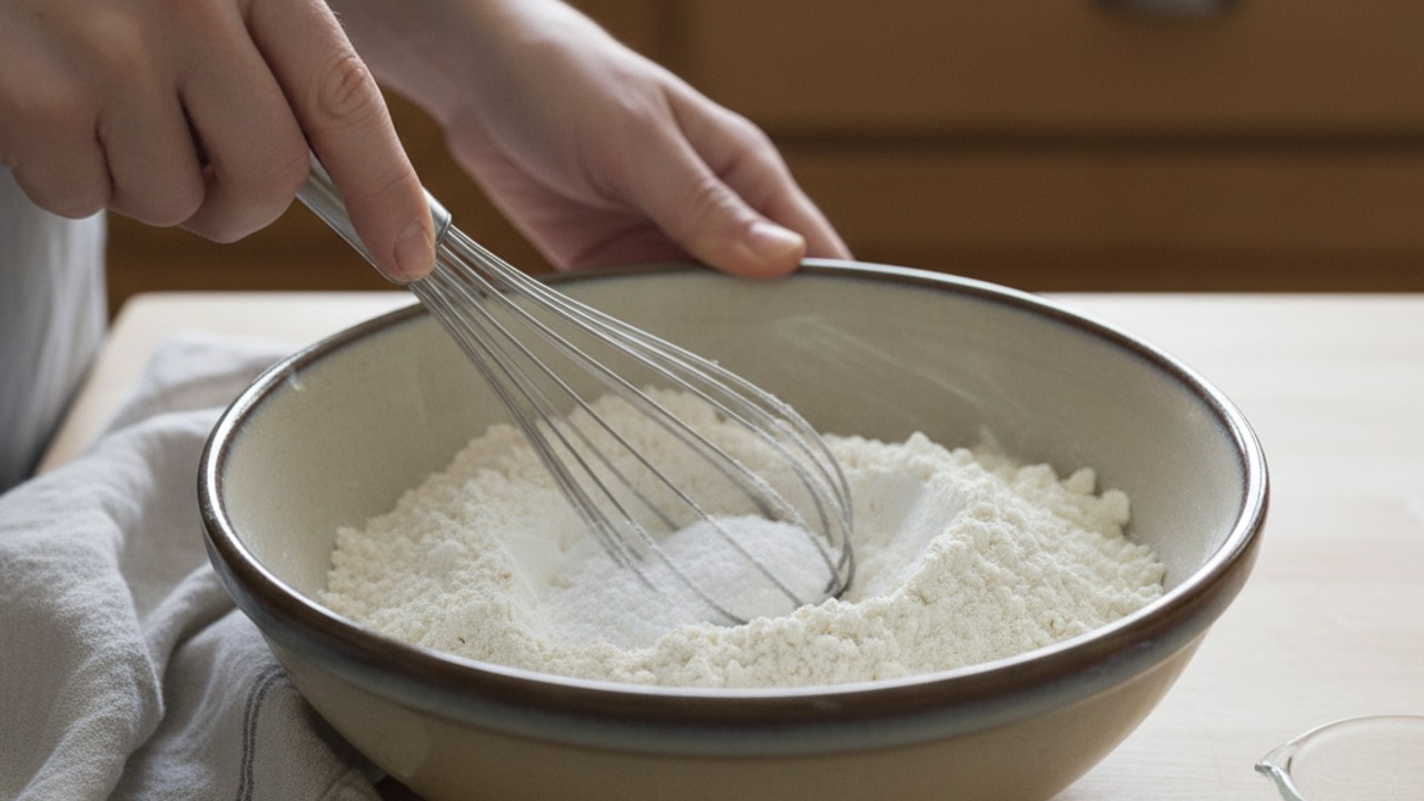 Whisk the dry ingredients