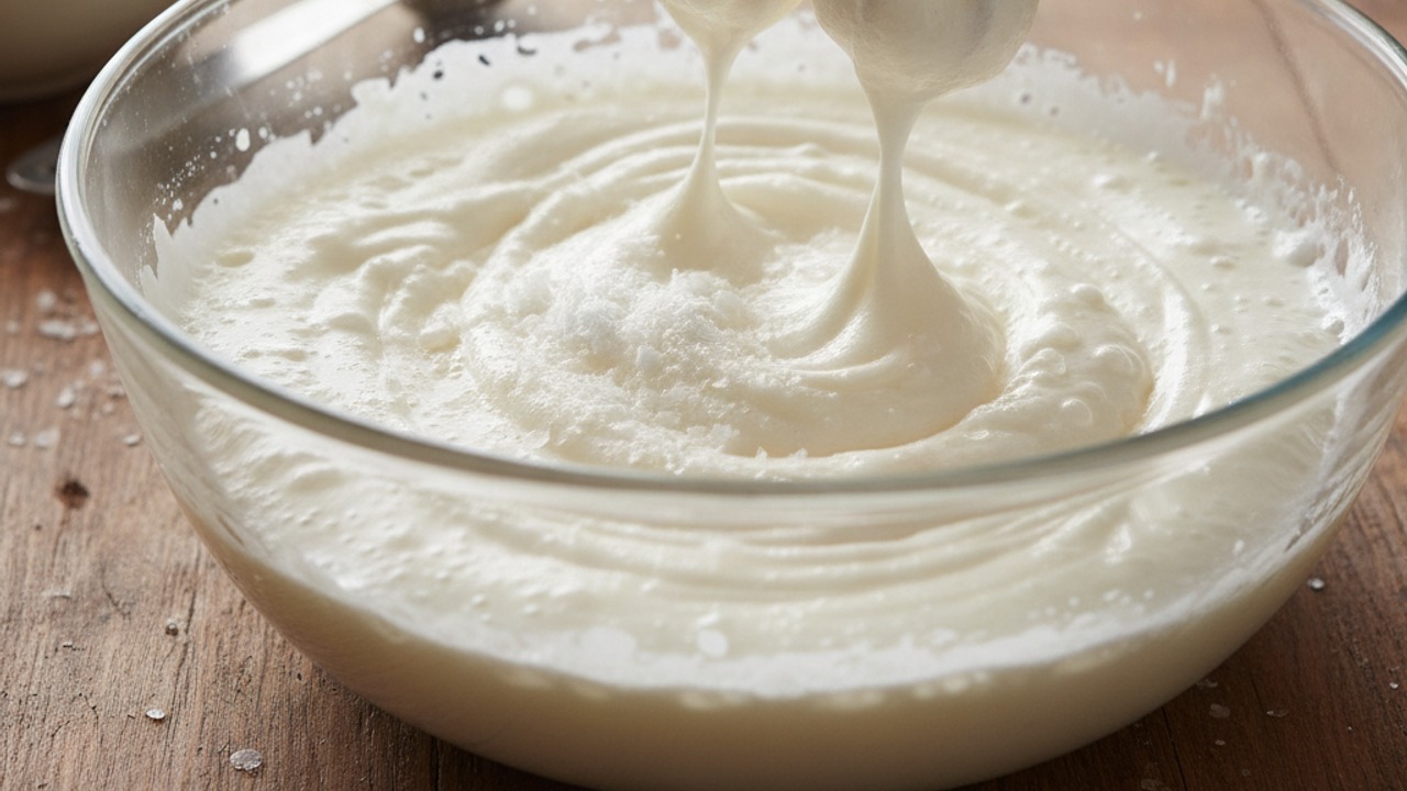 Whip the egg whites