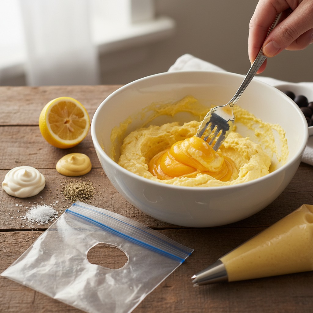 Make the classic deviled filling