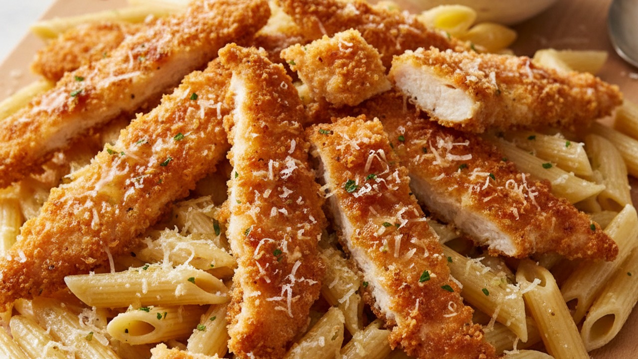 Slice chicken and assemble the dish
