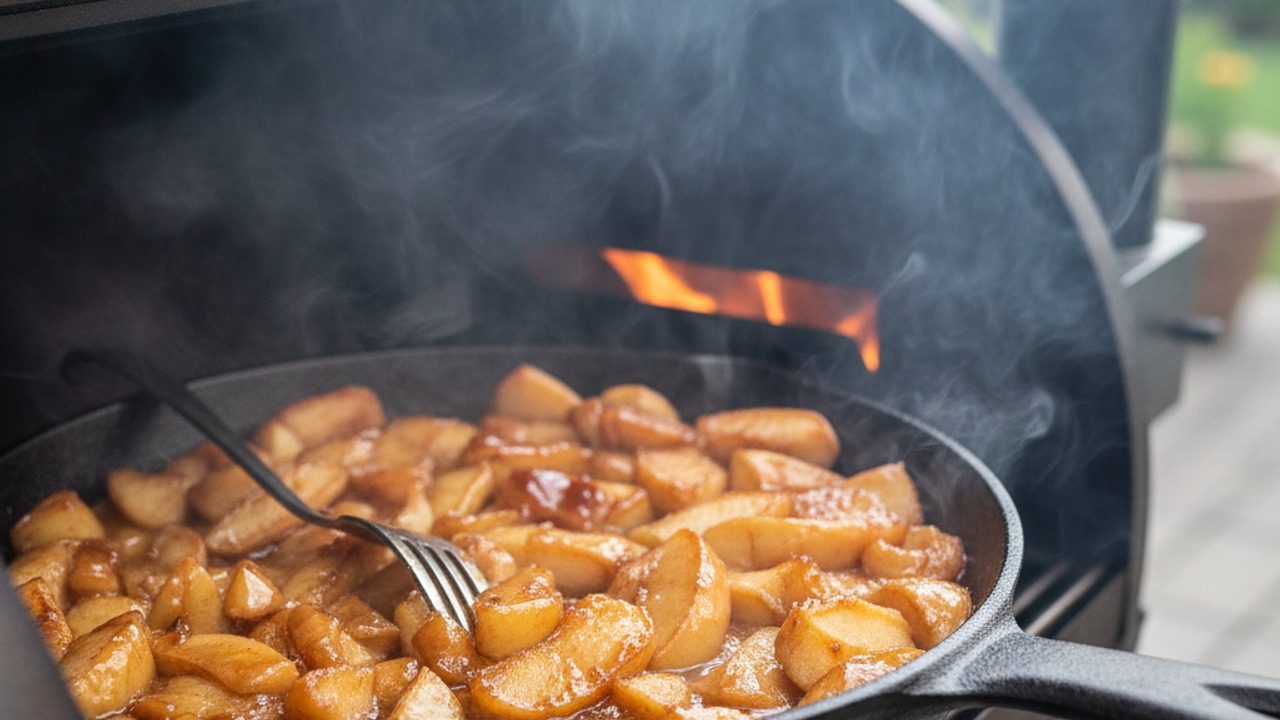 Smoke the filling briefly
