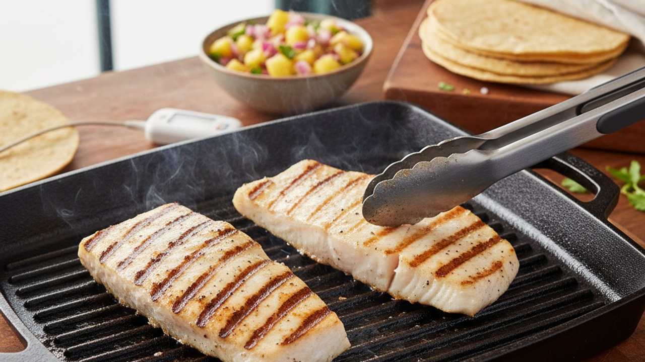 Grill the mahi-mahi
