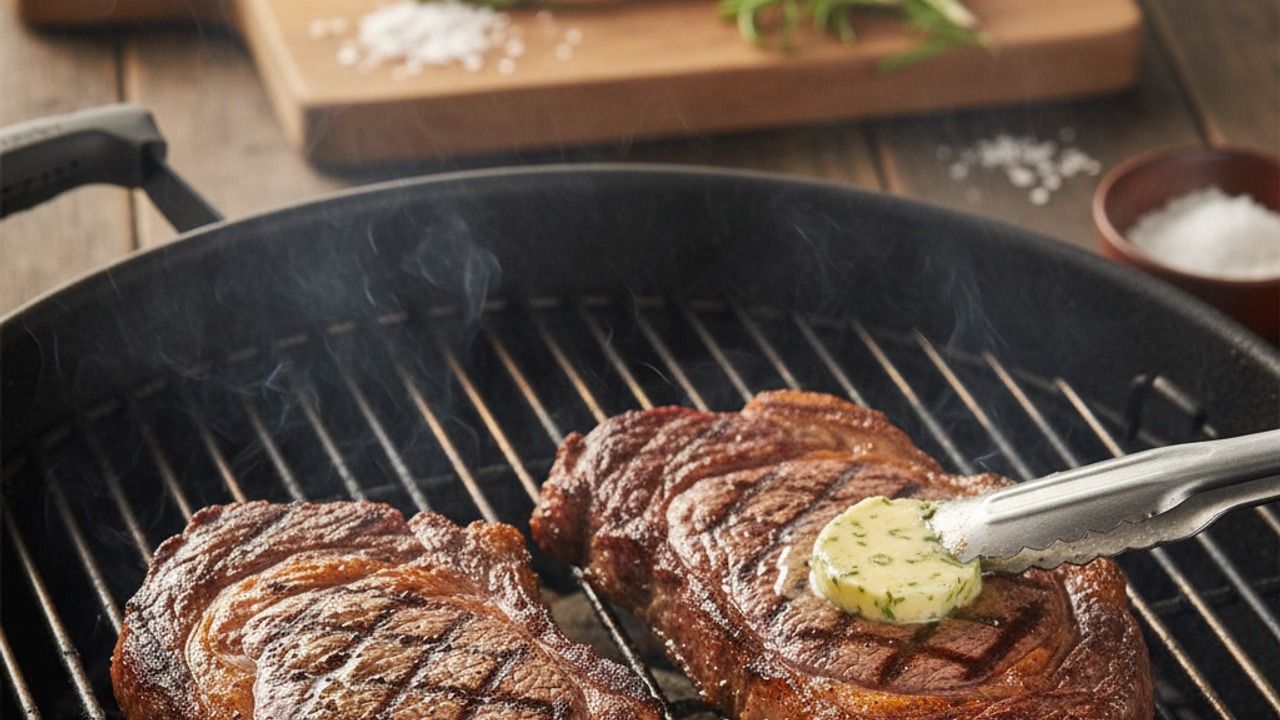 Sear over direct heat, then finish over indirect heat