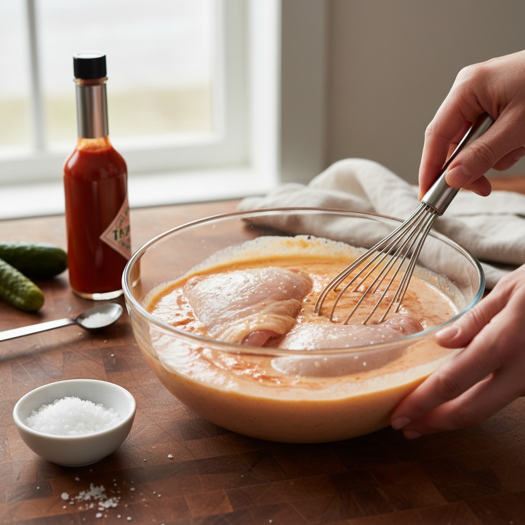 Marinate the chicken