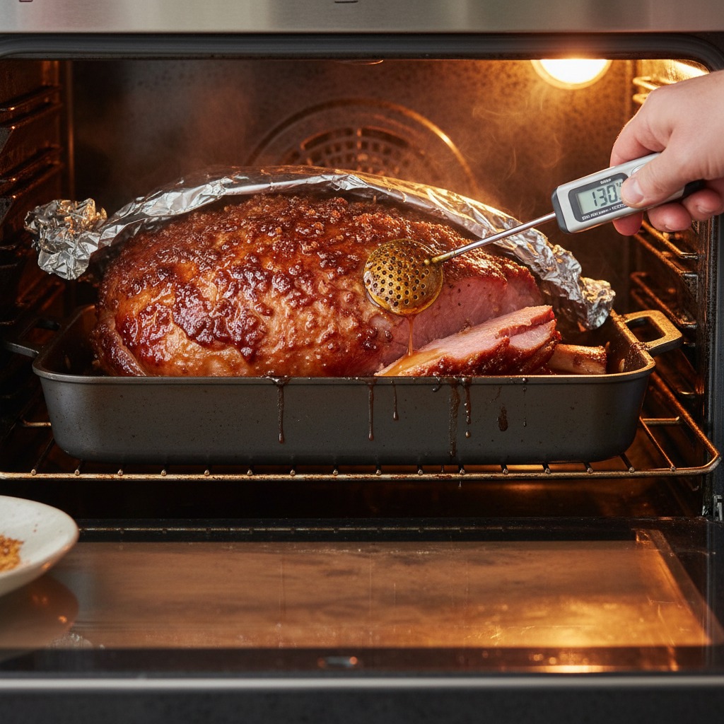 Bake low and slow to warm through