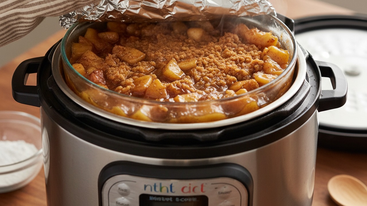 Pressure cook the crisp
