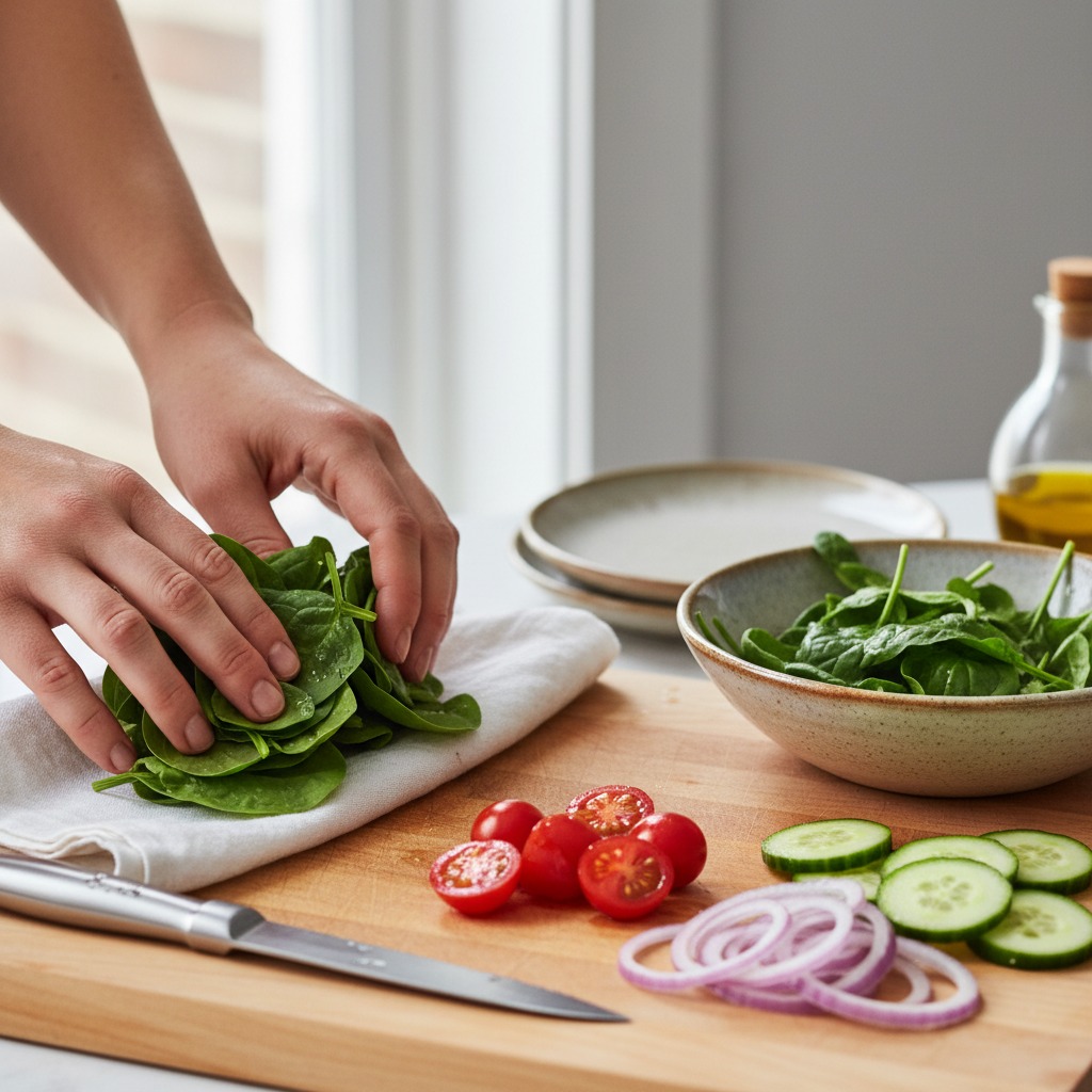 Prep the vegetables