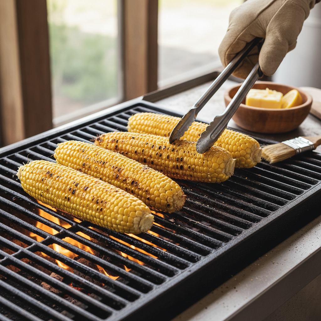 Grill the corn