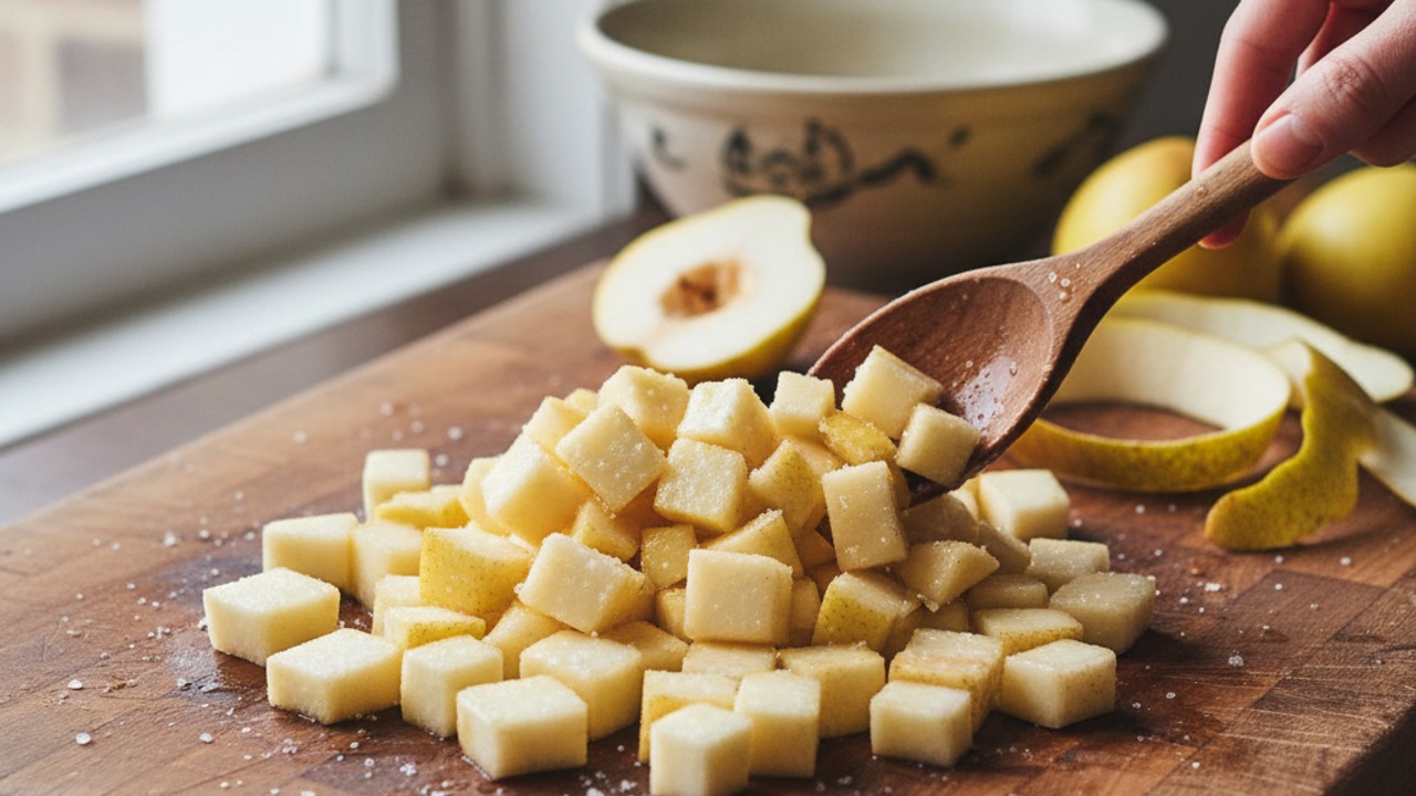 Prep the pears