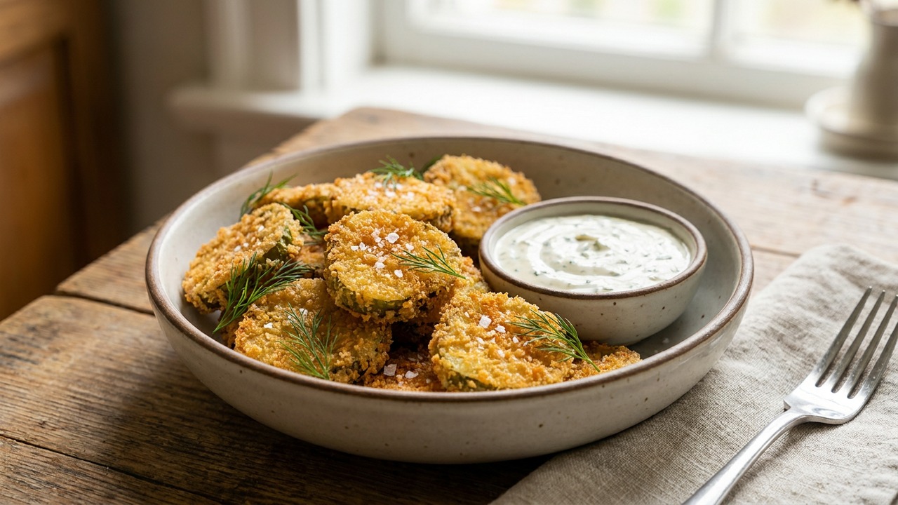 Quick Frozen Pickles Deep Fryer Hack for Crispy Snacks