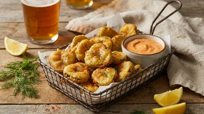 Beer-Battered Fried Pickles