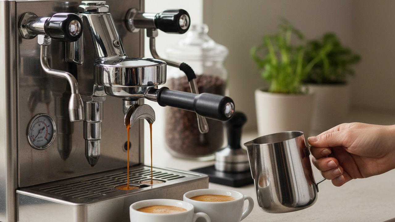 Brew the espresso
