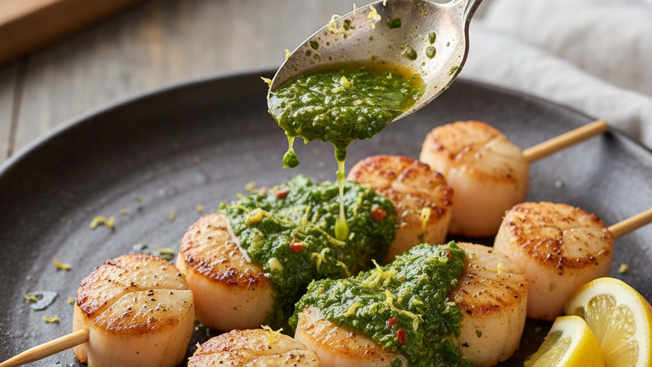 Finish and serve with lemon