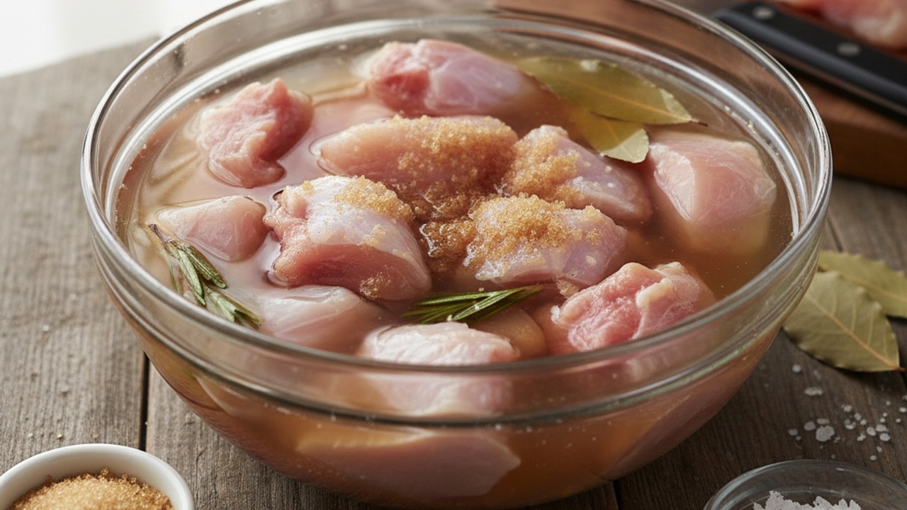 Brine the chicken