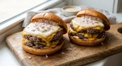 Crack Burger Viral Recipe With Sour Cream