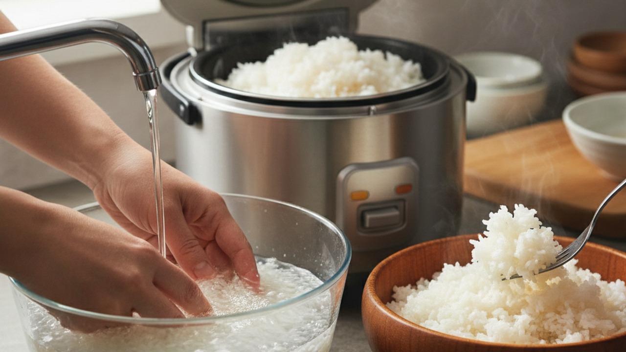 Cook and season the rice