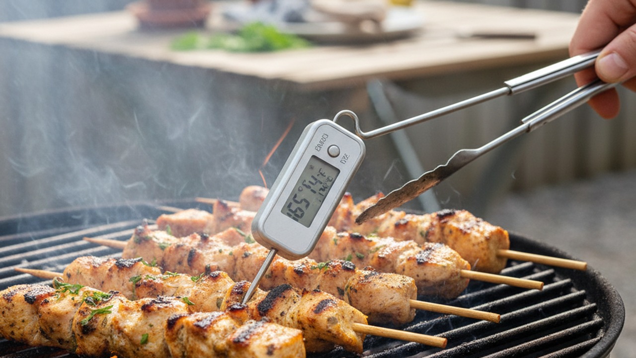 Grill the souvlaki