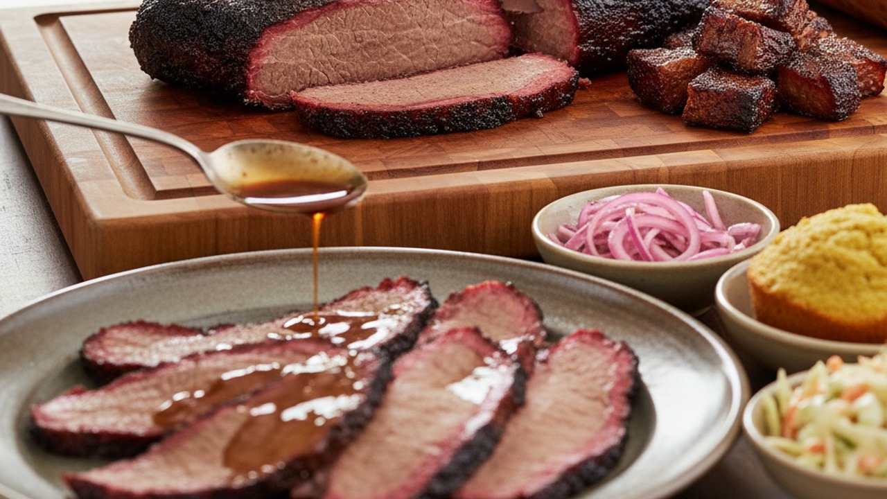 Slice against the grain and serve