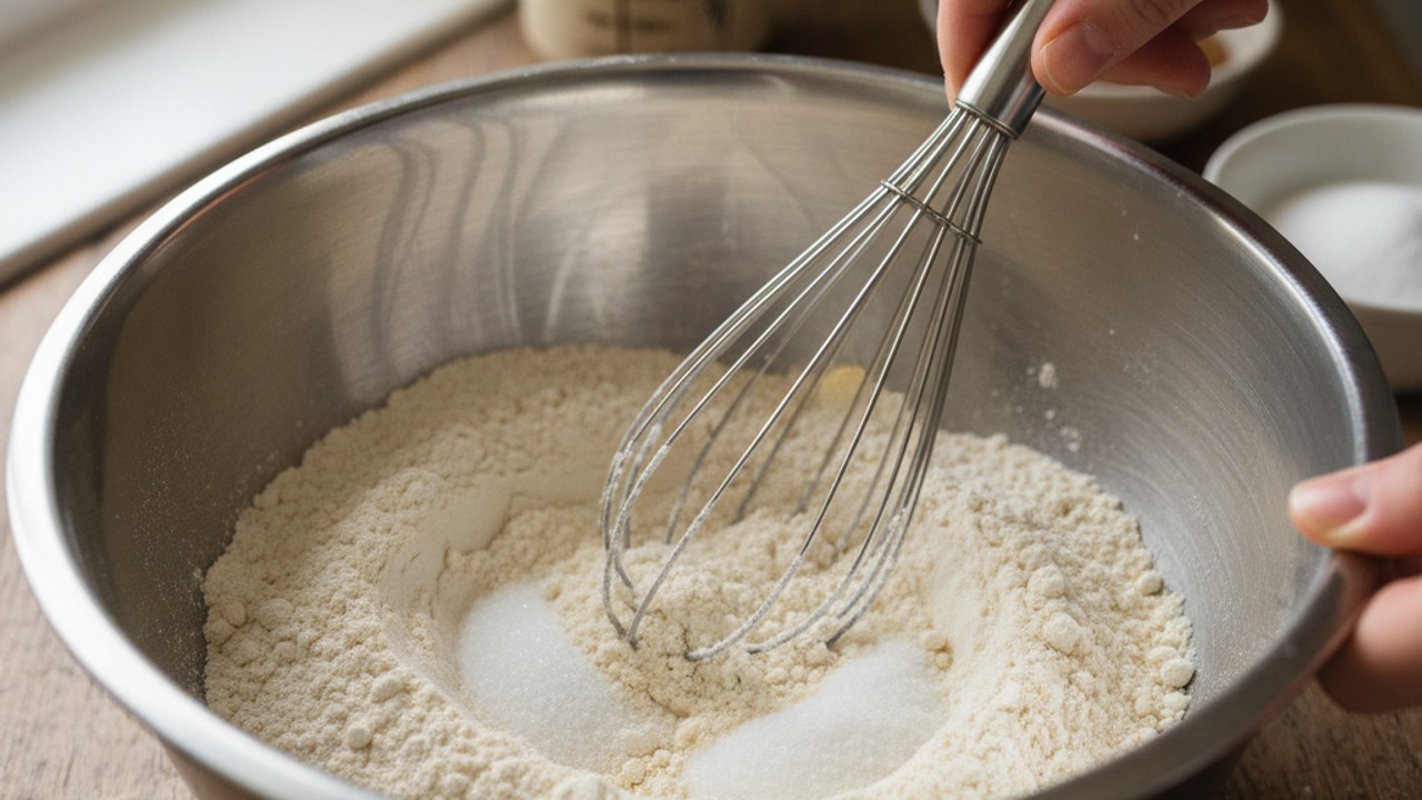 Combine dry ingredients