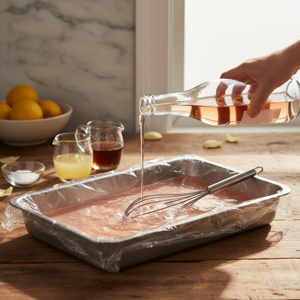 Prep and freeze the rosé base