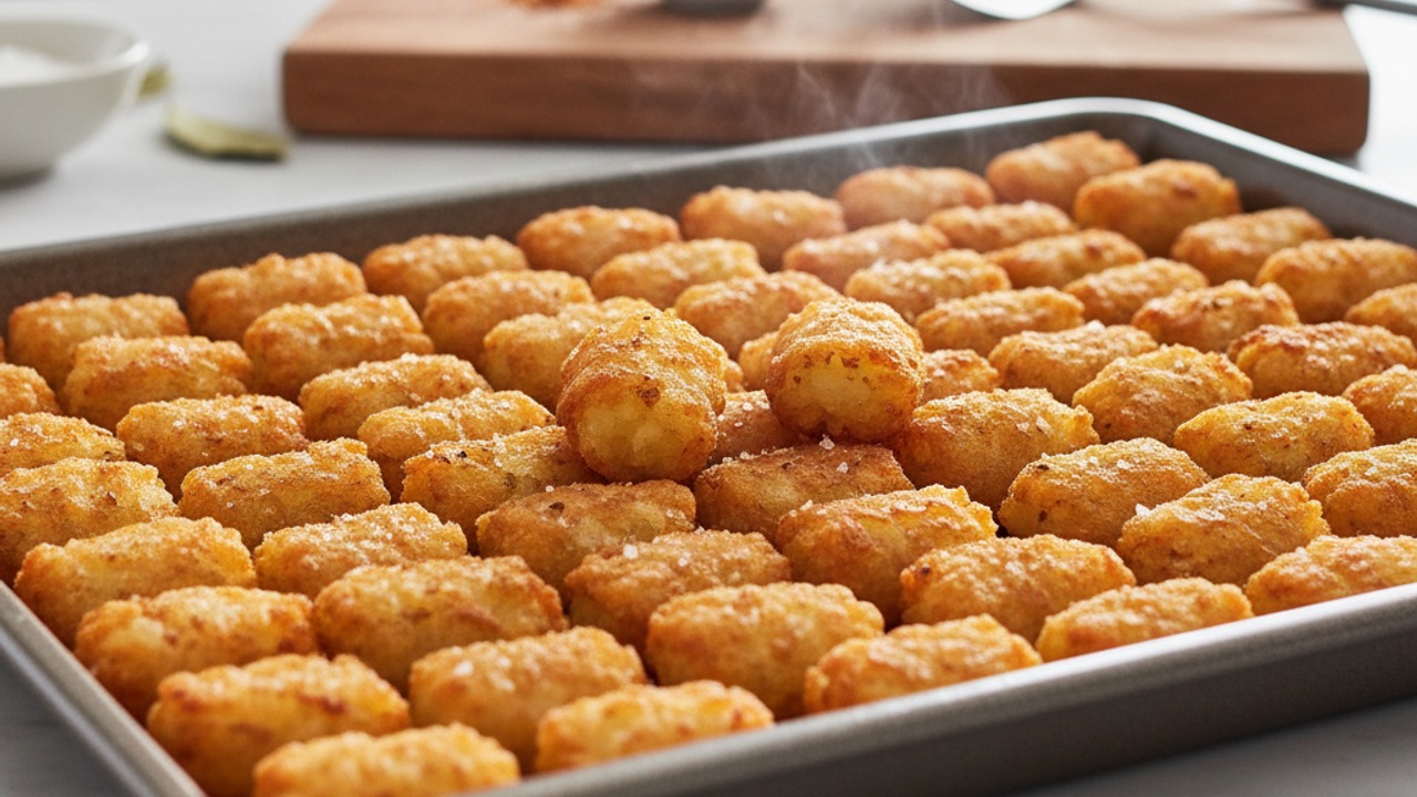 Bake the tater tots
