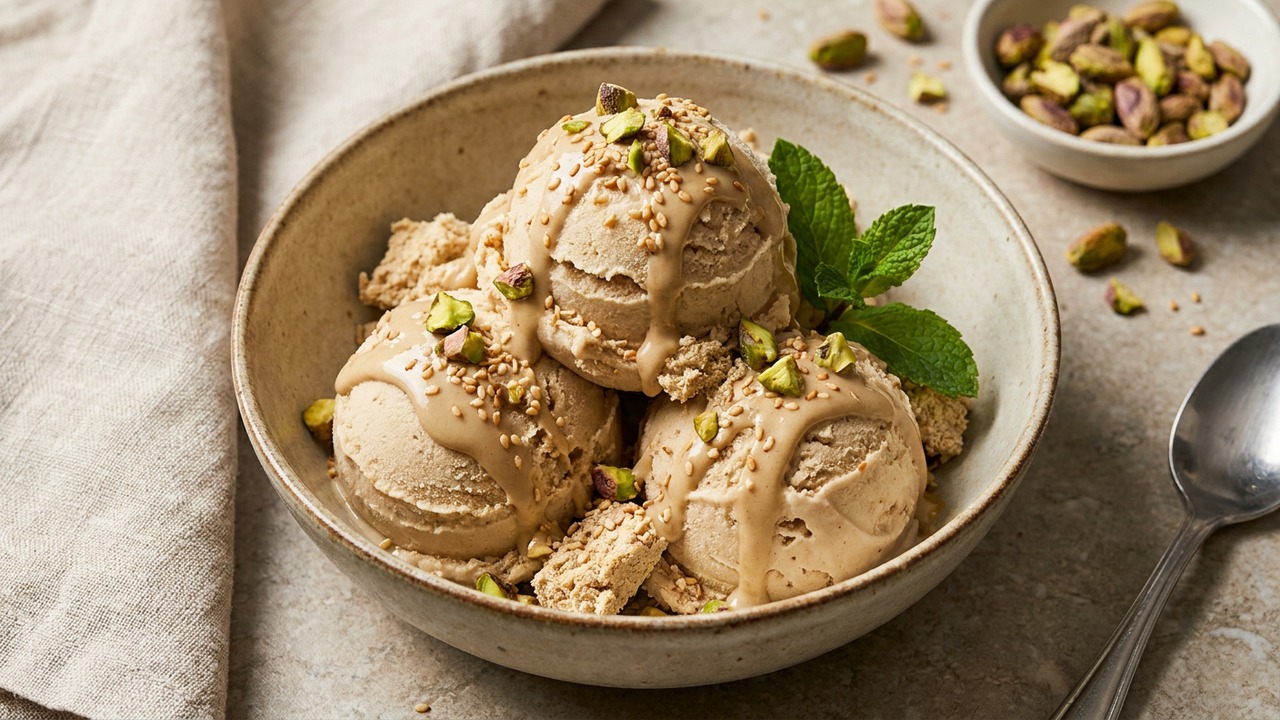 Tahini Halva Gelato