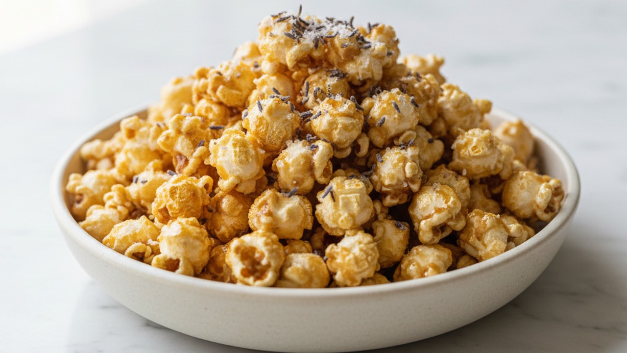 Lavender Honey Popcorn