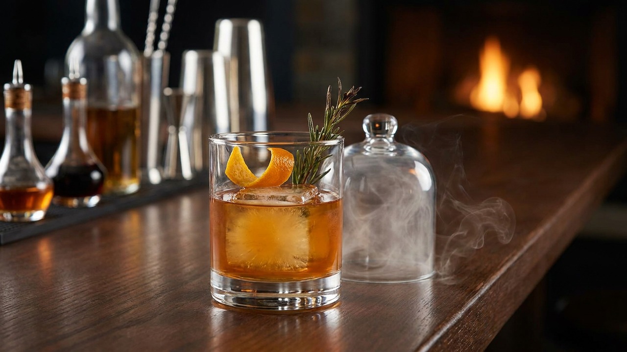 Smoked Tequila Old Fashioned