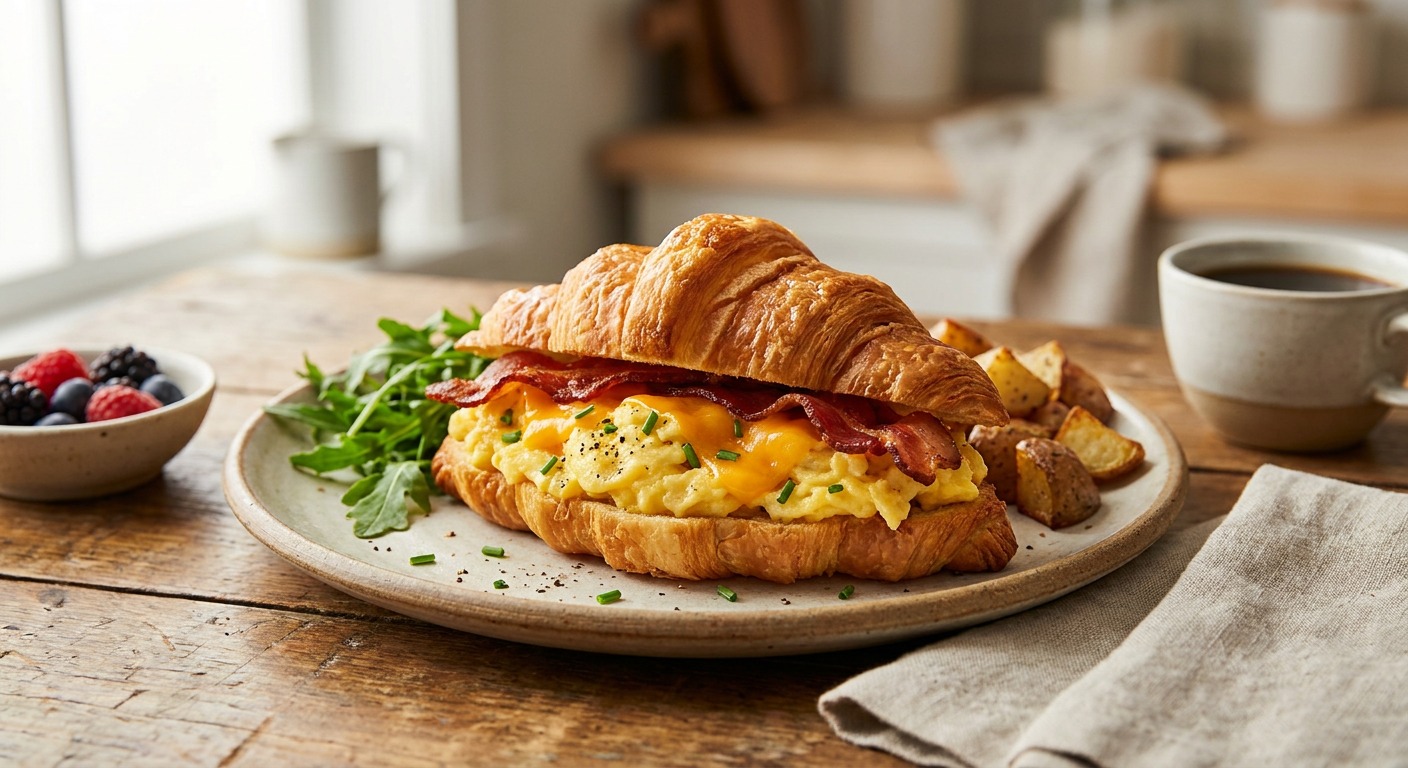 Croissant Breakfast Sandwich