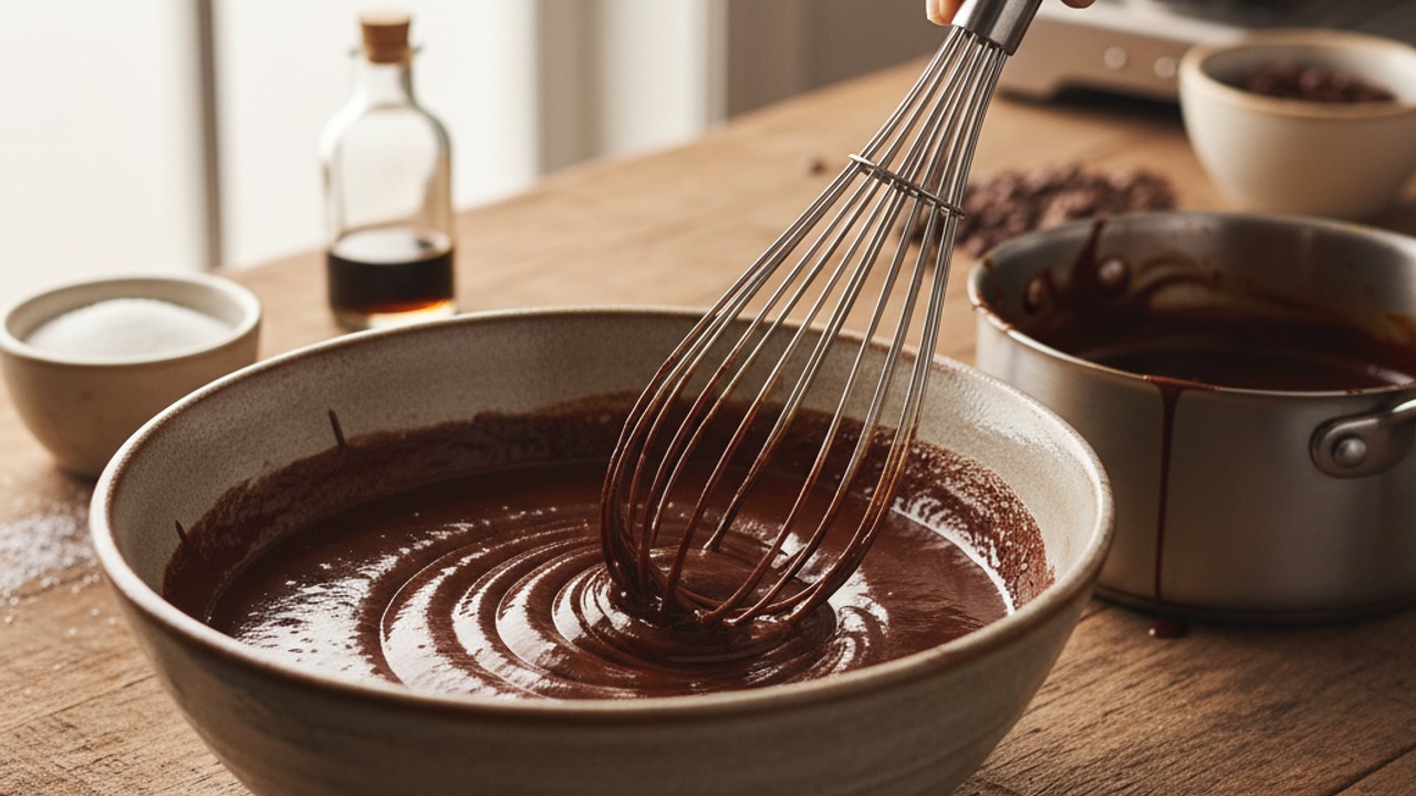 Make the brownie batter
