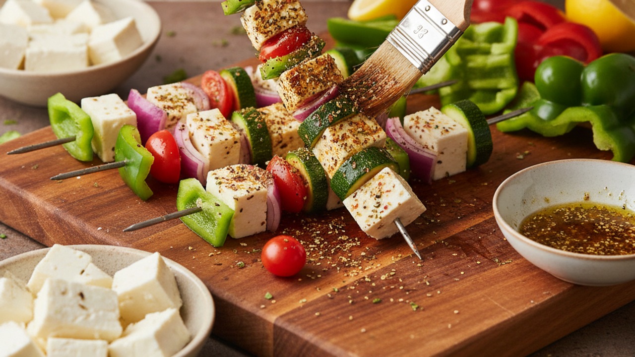 Assemble the skewers