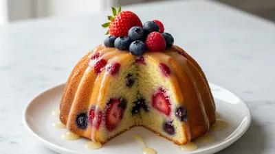 Summer Berry Cake