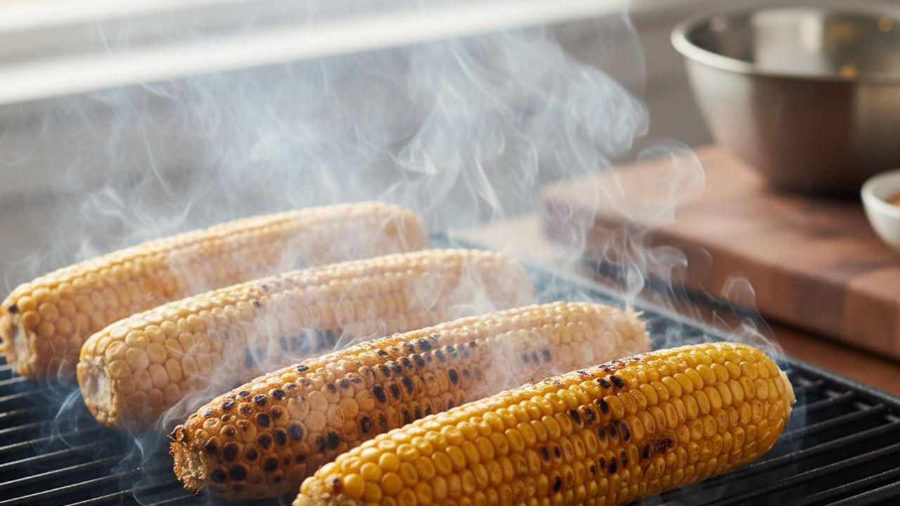 Smoke the corn