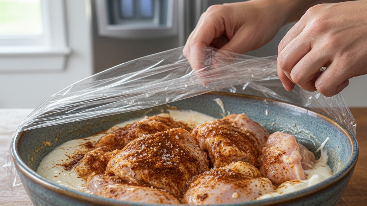 Marinate the chicken