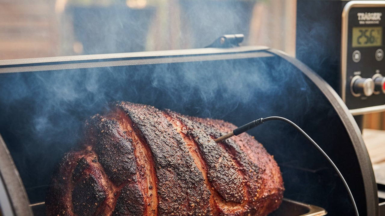 Smoke low and slow to build bark
